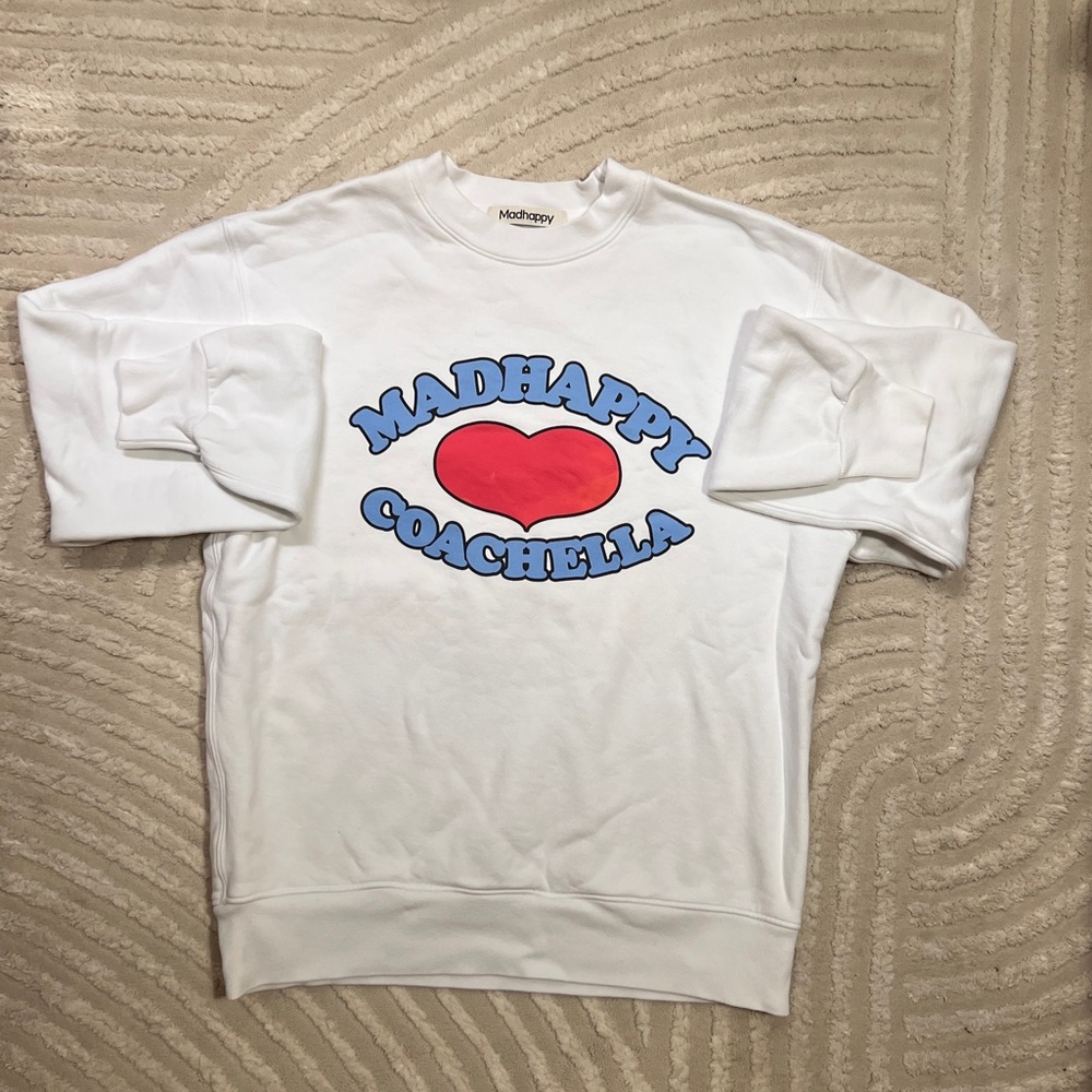 Madhappy x Coachella pull over crew neck size small
